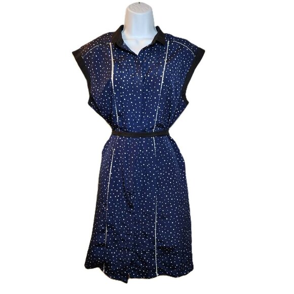NWT Jason Wu for Target 20th Anniversary Navy Polka‑Dot Dress – Sleeveless Shift - Picture 1 of 9